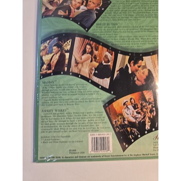 “Gone With The Wind” A Paper Doll Collection From Peck Aubry Slightly Open - Picture 7 of 11